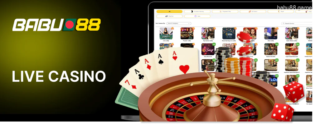 Babu88 offers over 600 in-play games