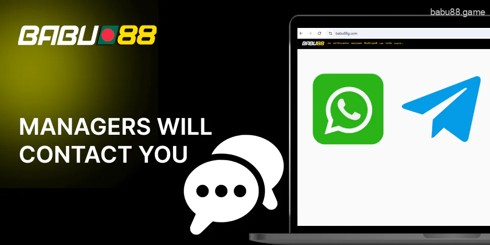 Babu88 managers will contact you