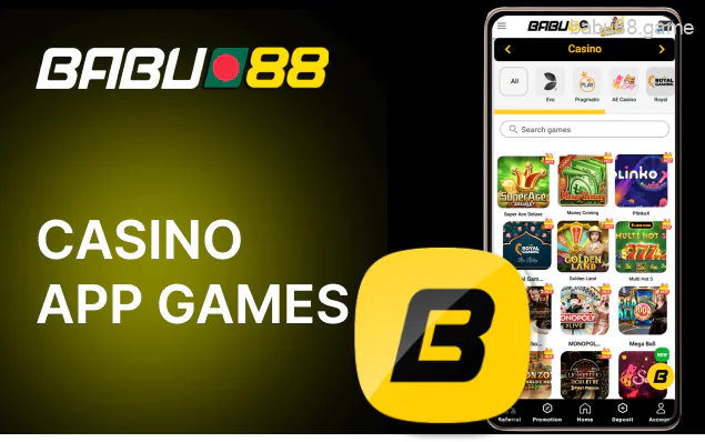 The Babu88 casino app has a lot to offer to players from Bangladesh