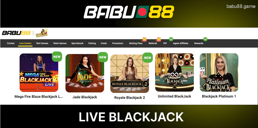 Babu88 Live Blackjack