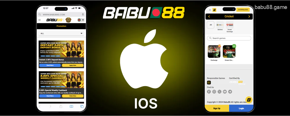 You can download the Babu88 app on your iOS smartphone