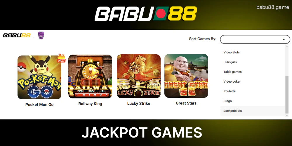 Babu88 Jackpot Games