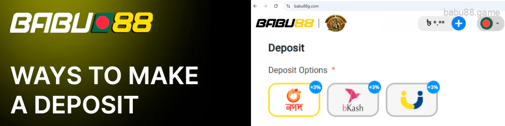 Make a Babu88 Deposit