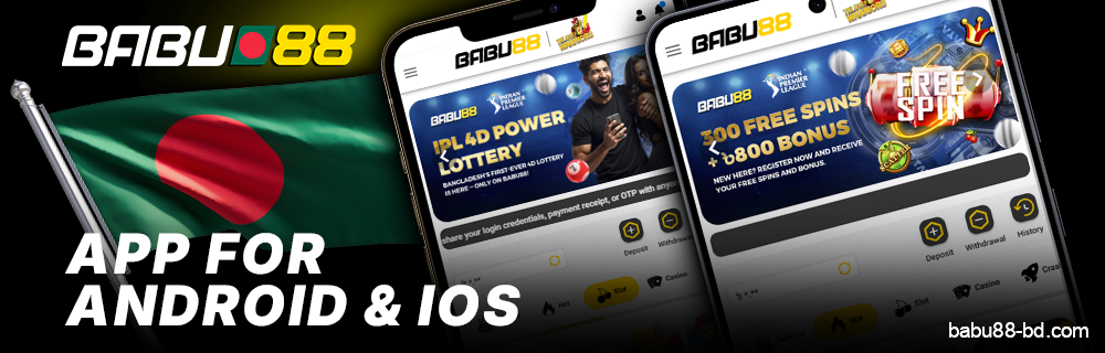 The Babu88 mobile app in Bangladesh