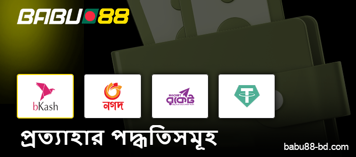 Babu88 ক্যাসিনো থেকে টাকা উত্তোলনের পদ্ধতি