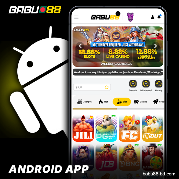 Download the Babu88 Casino Android app