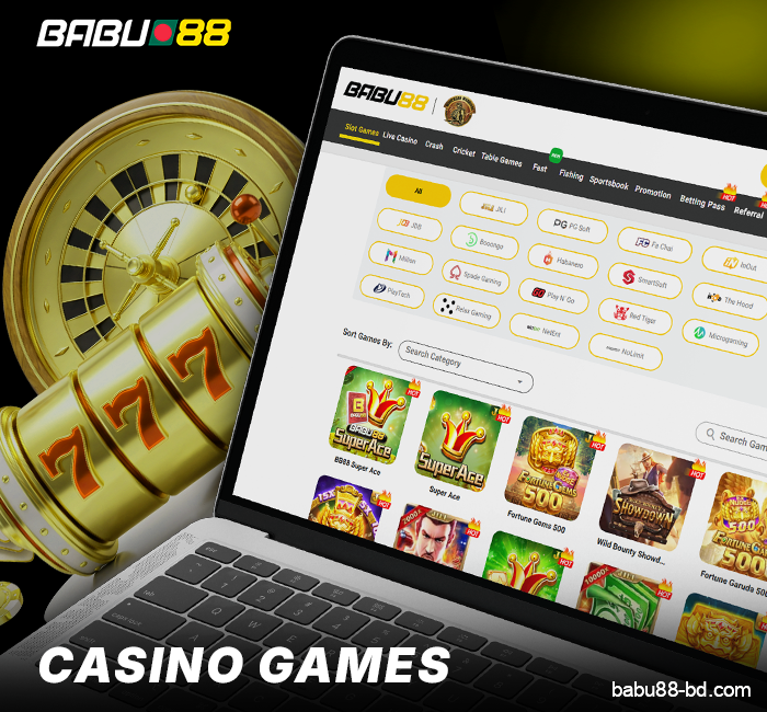 About the casino game sections at Babu88 Bangladesh