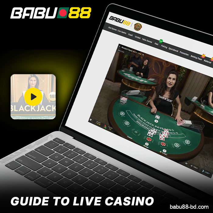 Start playing at the live casino at Babu88 Bangladesh