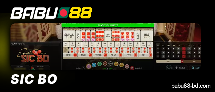About Live Sic Bo Games at Babu88 BD