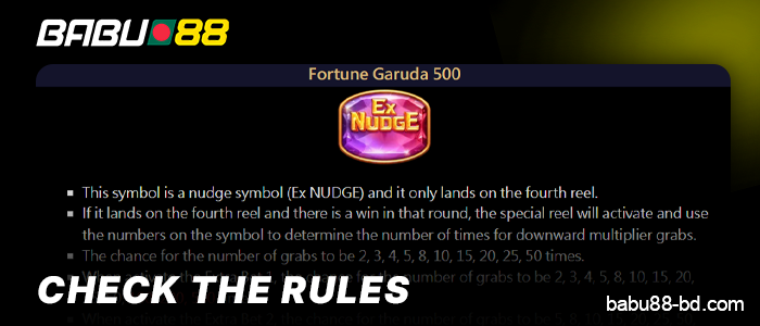 Check the slot rules at Babu88