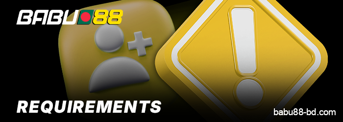 Requirements for registering a Babu88 BD account